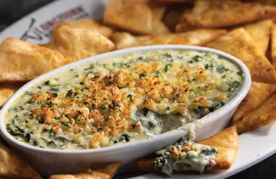 Parmesan Crusted Spinach Dip at LongHorn Steakhouse