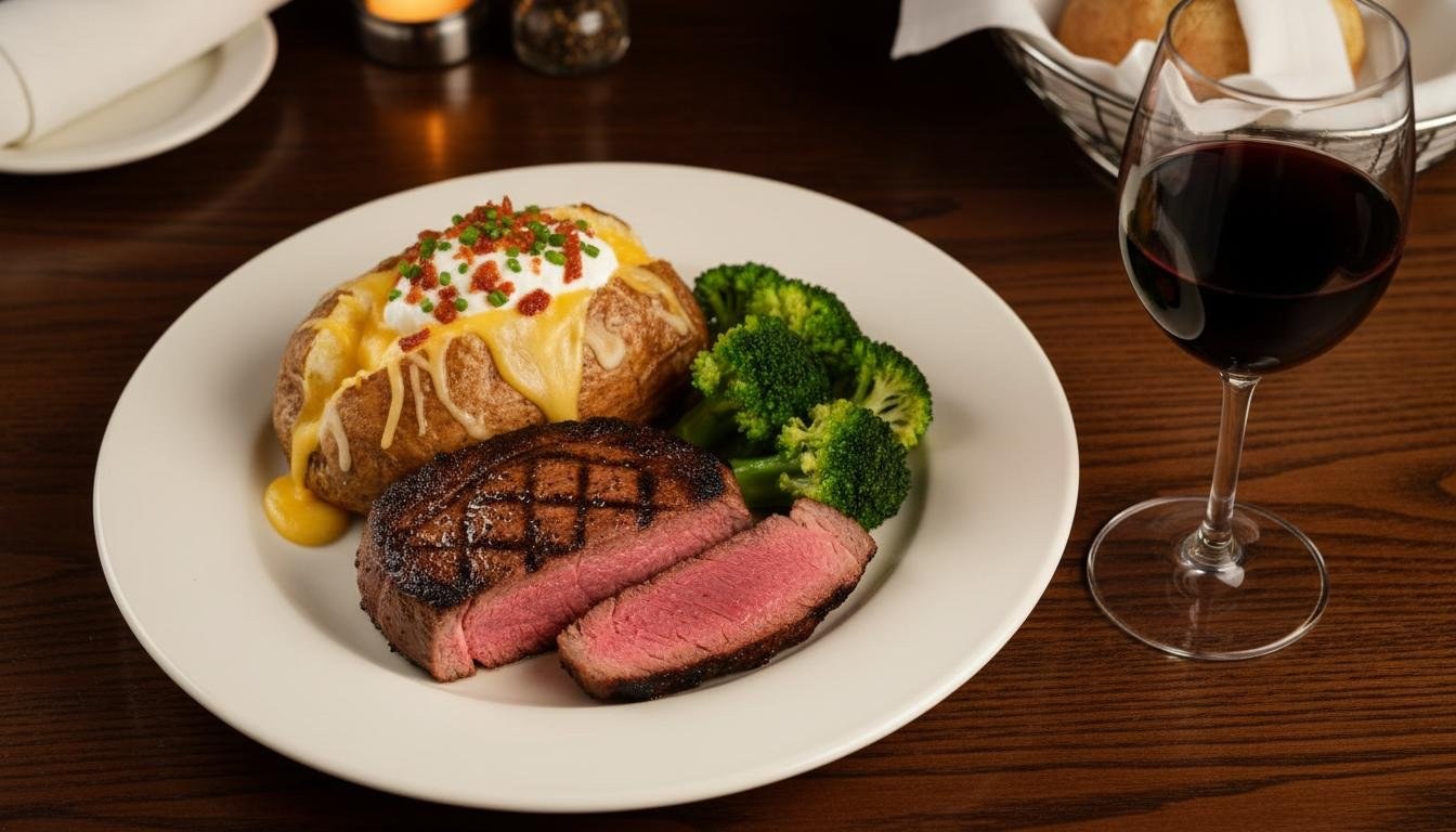 Collage of LongHorn Steakhouse secret menu items including surf and turf combos and custom steak builds